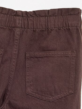 Wijde denim broek