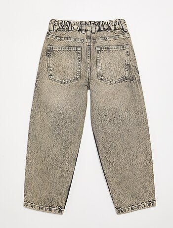 Wijde denim broek