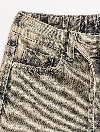 Wijde denim broek