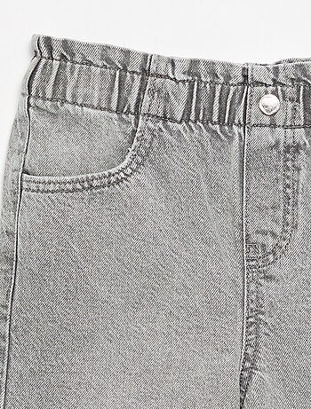 Wijde denim broek