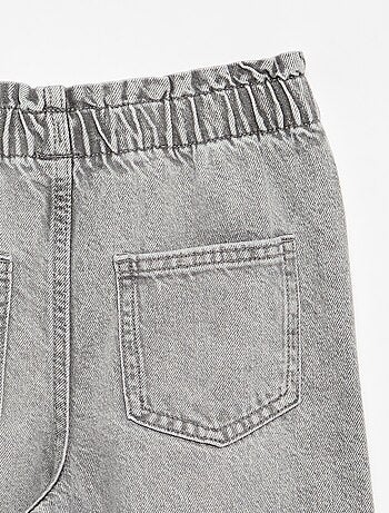 Wijde denim broek