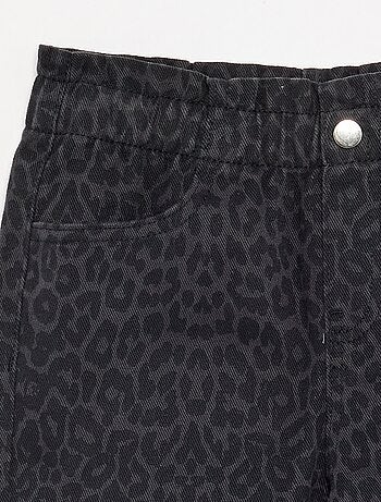 Wijde denim broek
