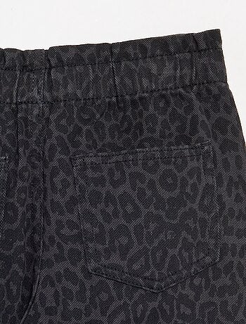 Wijde denim broek