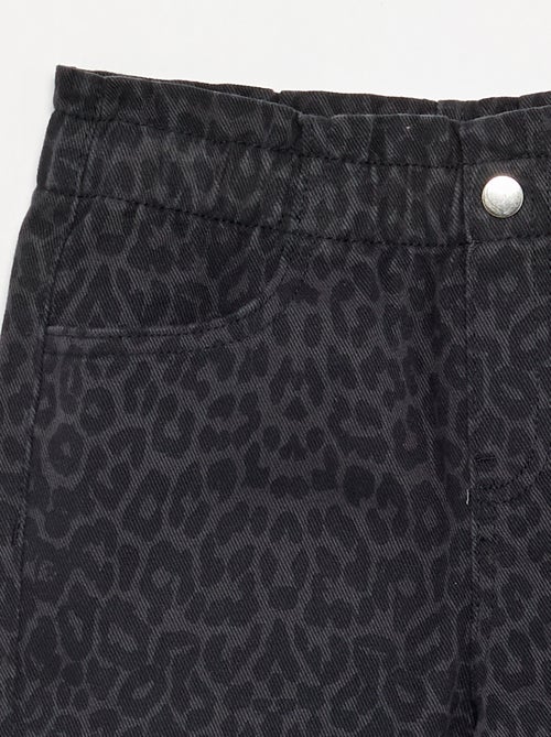 Wijde denim broek - Kiabi
