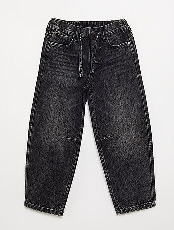 Wijde denim broek