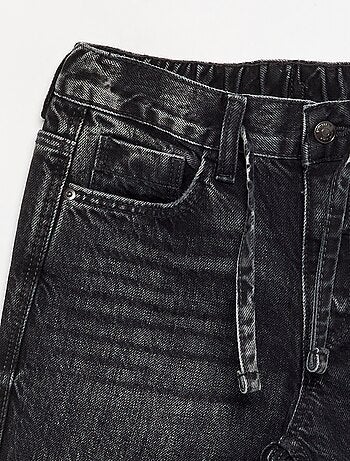 Wijde denim broek
