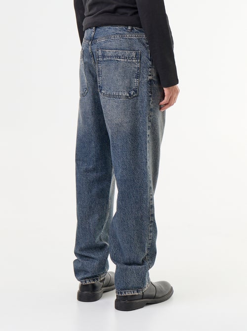 Wijde denim met 5 zakken - Kiabi Wijde denim met 5 zakken - Kiabi