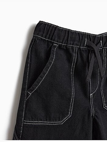 Wijde denim short, MO Fashion