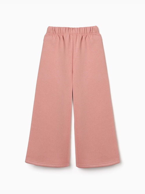 Wijde fleece broek met geruwde voering - Kiabi Wijde fleece broek met geruwde voering - Kiabi