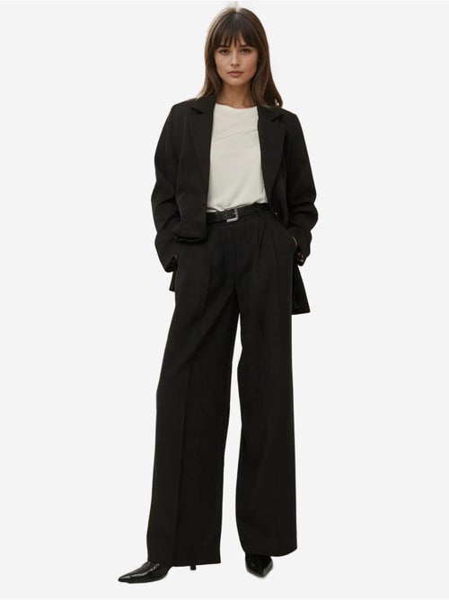 Wijde geplooide broek hiccup - Kiabi Wijde geplooide broek hiccup - Kiabi