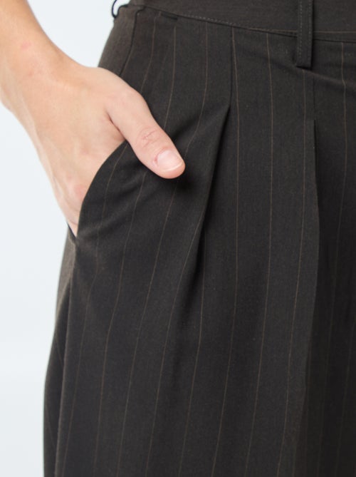 Wijde, gestreepte broek - Kiabi