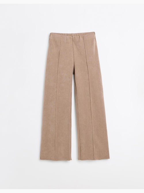 Wijde interlock meshbroek met brede benen, mo fashion - Kiabi Wijde interlock meshbroek met brede benen, mo fashion - Kiabi