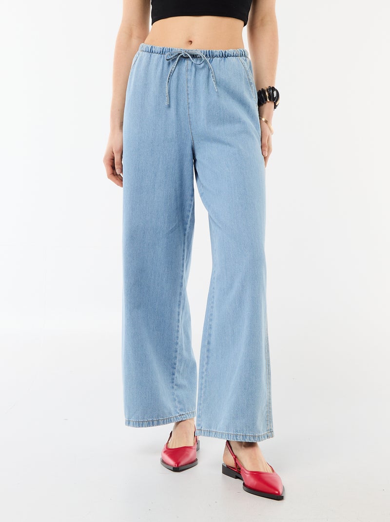 Wijde jeans Blauw - Kiabi