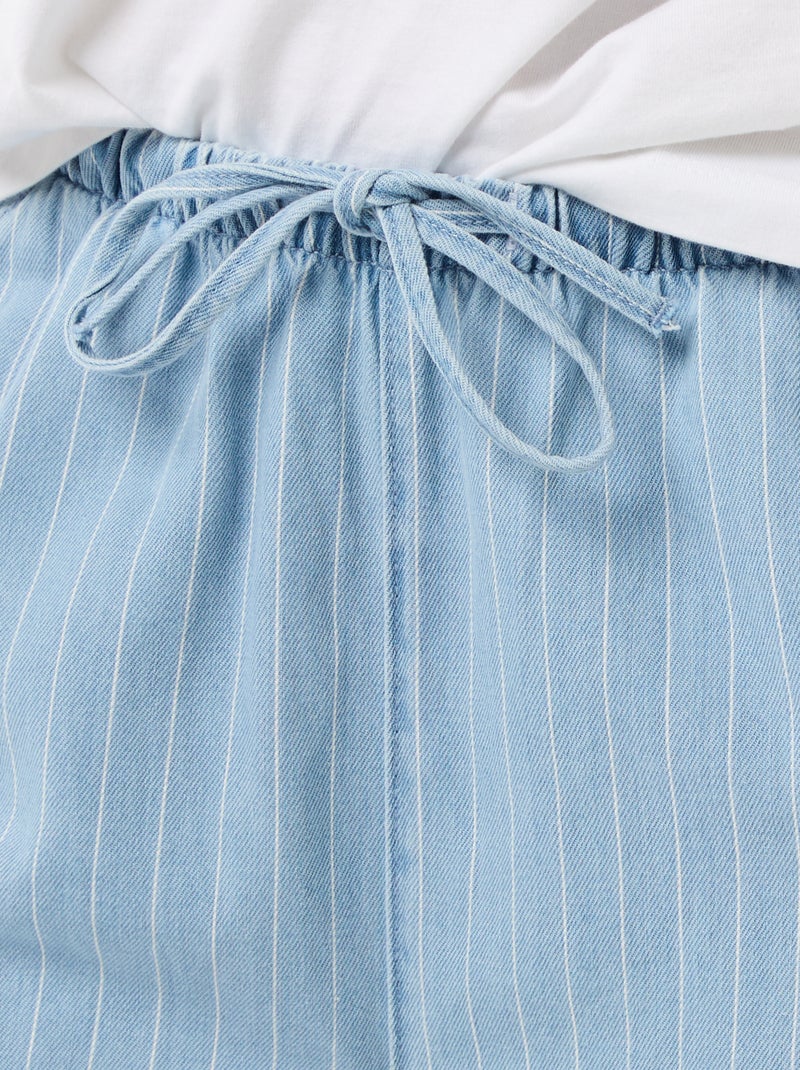 Wijde jeans Blauw - Kiabi