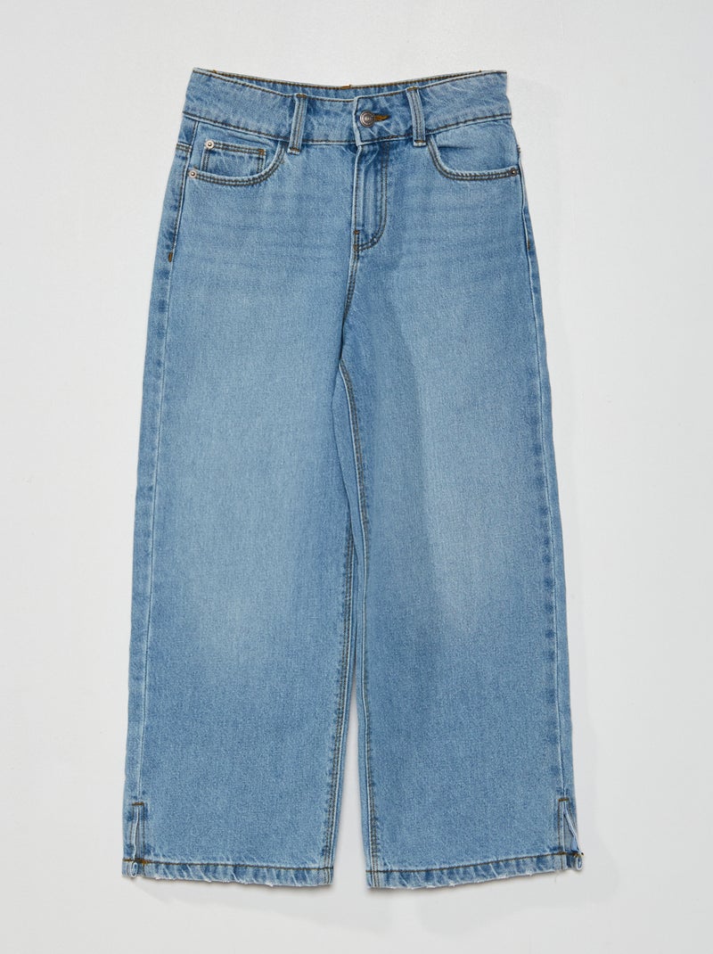 Wijde jeans BLAUW - Kiabi