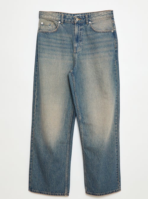 Wijde jeans met 5 zakken | baggymodel - Kiabi