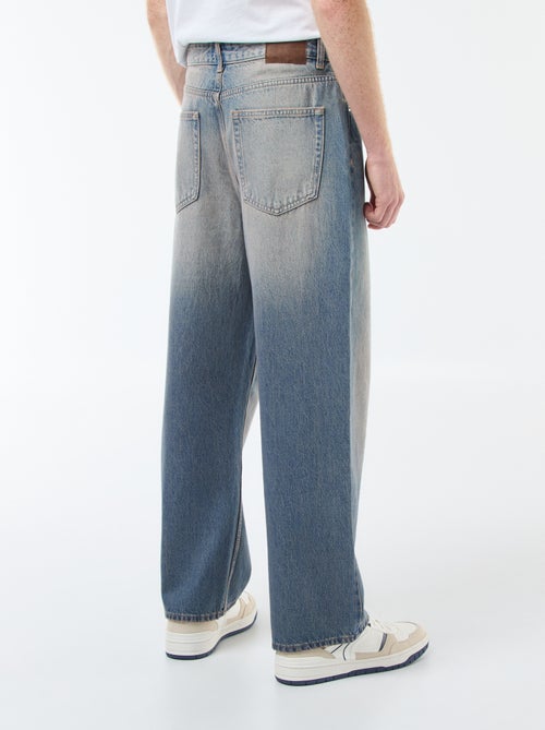 Wijde jeans met 5 zakken | baggymodel - Kiabi