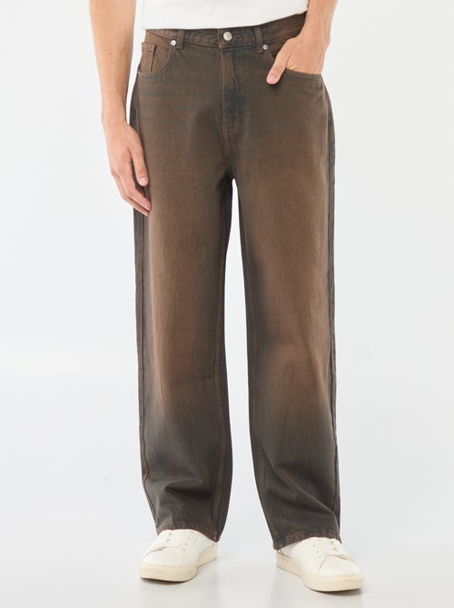 Wijde jeans met 5 zakken | baggymodel - Kiabi