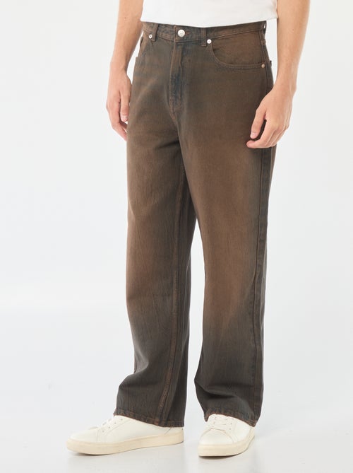 Wijde jeans met 5 zakken | baggymodel - Kiabi