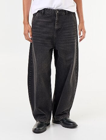 Wijde jeans met 5 zakken