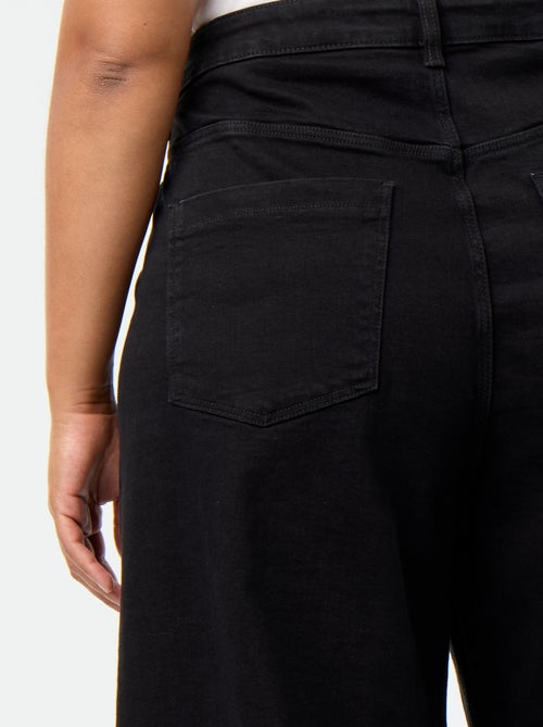 Wijde jeans met opgestikte zakken - Kiabi