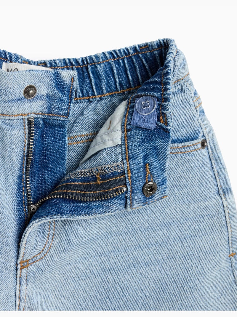 Wijde jeans, mo fashion Blauw - Kiabi