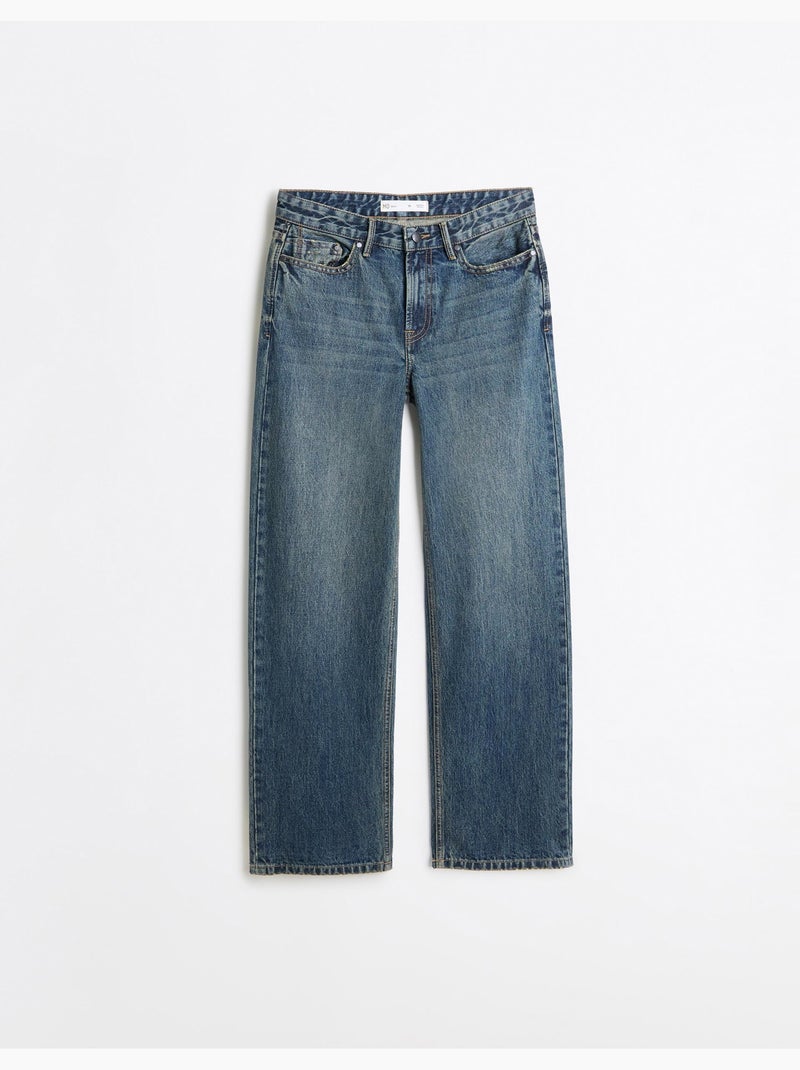Wijde jeans, mo fashion Blauw - Kiabi