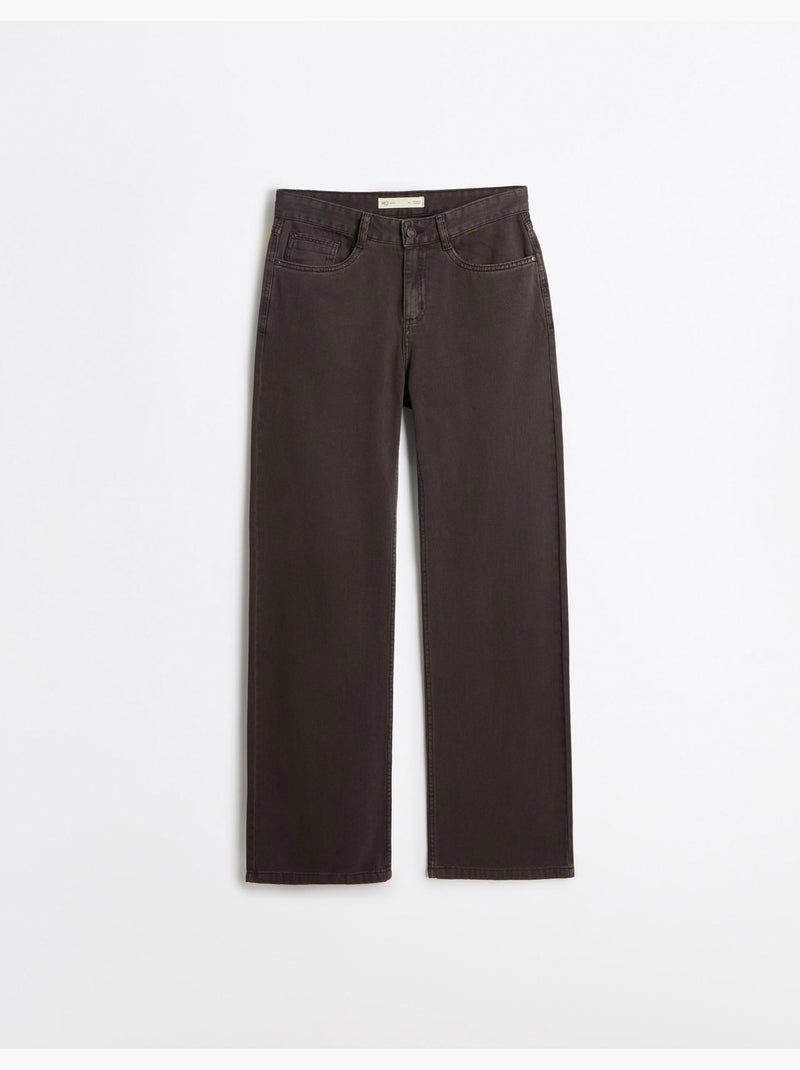 Wijde jeans, mo fashion Bruin - Kiabi