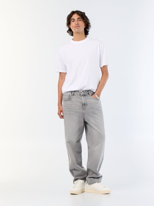 Wijde jeans / relaxed fit jeans - Kiabi Wijde jeans / relaxed fit jeans - Kiabi