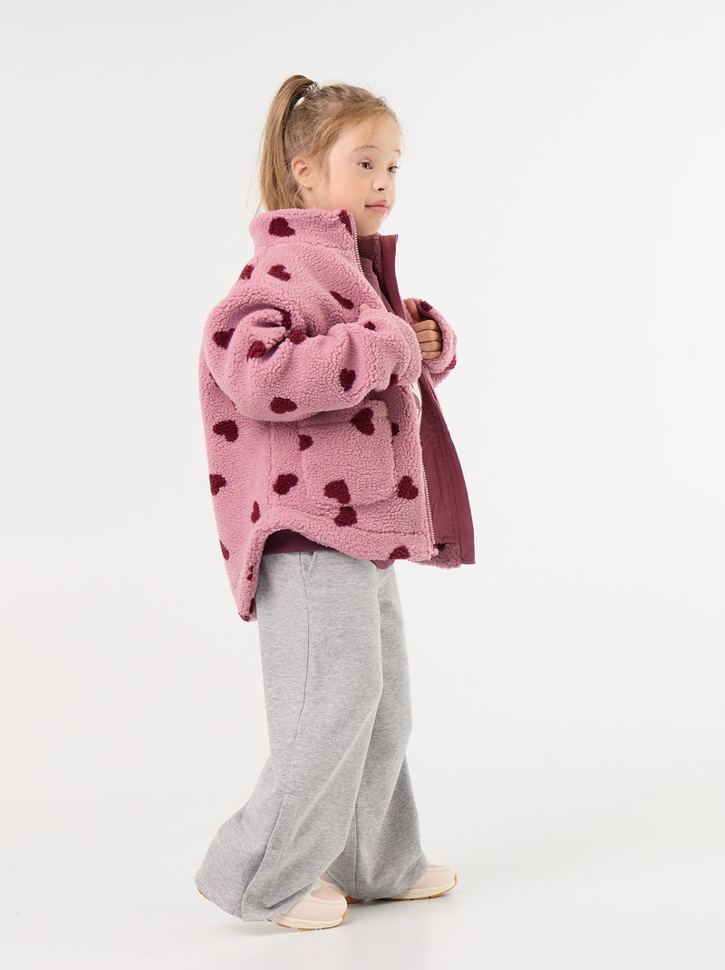Wijde joggingbroek - collectie met aantrekgemak Grijs - Kiabi