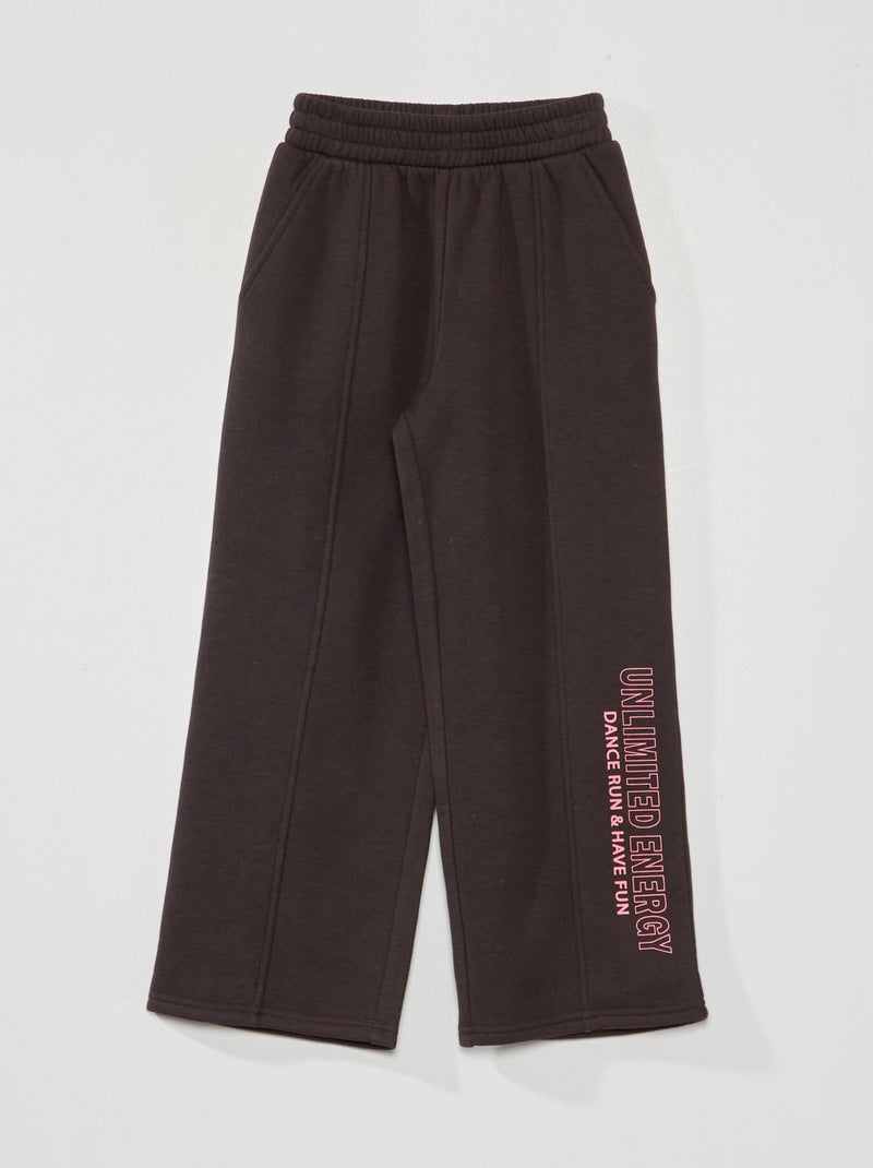 Wijde joggingbroek GRIJS - Kiabi