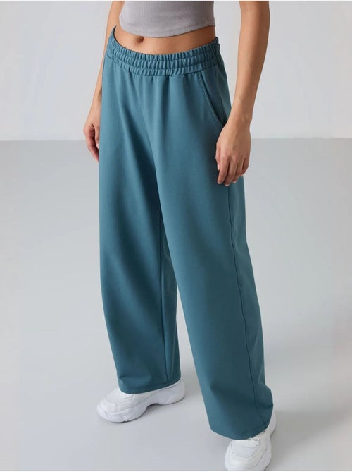 Wijde joggingbroek met hoge taille tommy - Kiabi Wijde joggingbroek met hoge taille tommy - Kiabi