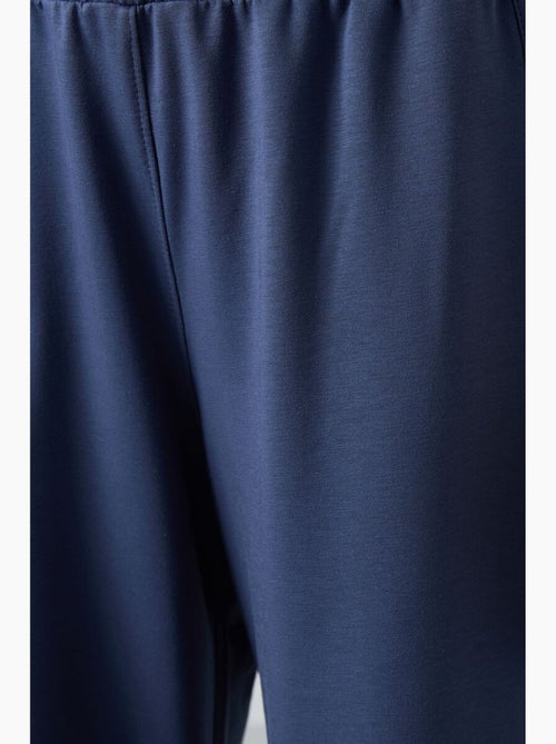 Wijde joggingbroek met hoge taille tommy - Kiabi Wijde joggingbroek met hoge taille tommy - Kiabi