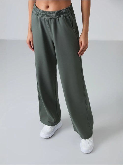 Wijde joggingbroek met hoge taille tommy - Kiabi Wijde joggingbroek met hoge taille tommy - Kiabi