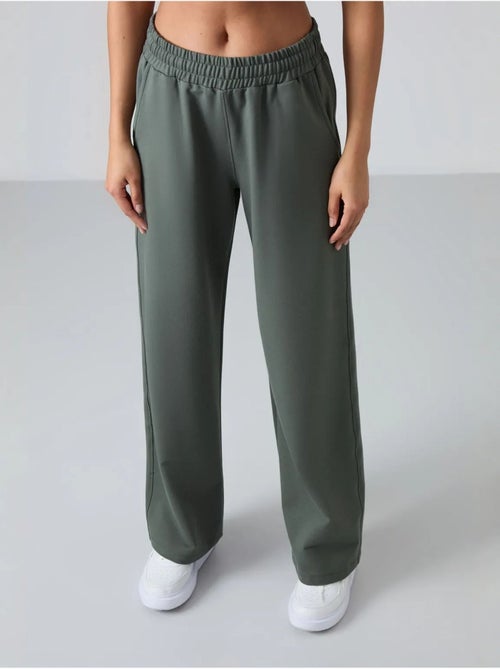 Wijde joggingbroek met hoge taille tommy - Kiabi Wijde joggingbroek met hoge taille tommy - Kiabi
