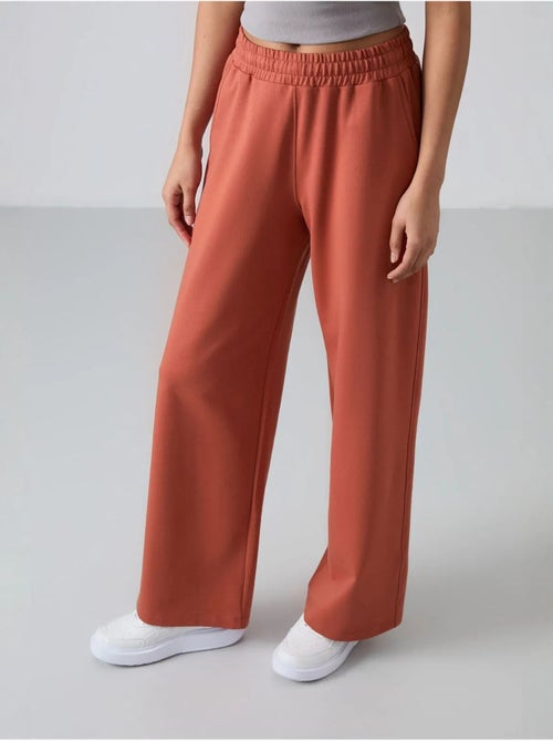 Wijde joggingbroek met hoge taille tommy - Kiabi Wijde joggingbroek met hoge taille tommy - Kiabi