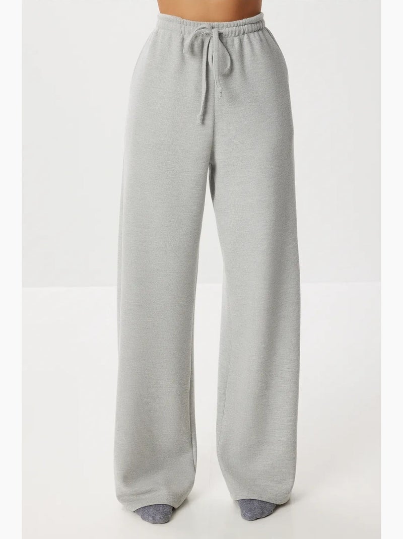 Wijde joggingbroek met trekkoordsluiting istanbul Grijs - Kiabi