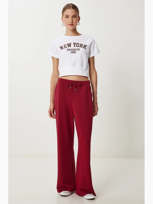 Wijde joggingbroek met trekkoordtaille istanbul - Kiabi