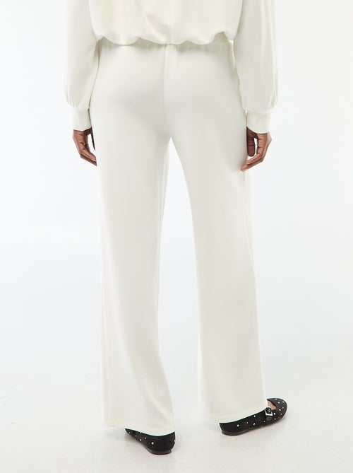 Wijde joggingbroek van zachte stof - Kiabi