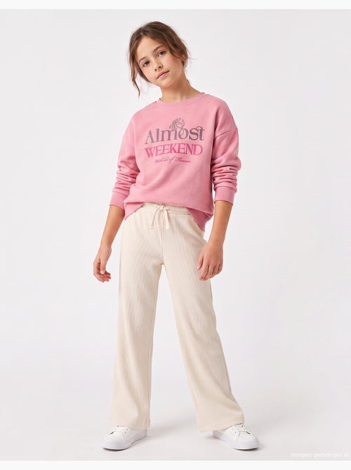 Wijde mesh-broek, mo fashion - Kiabi Wijde mesh-broek, mo fashion - Kiabi