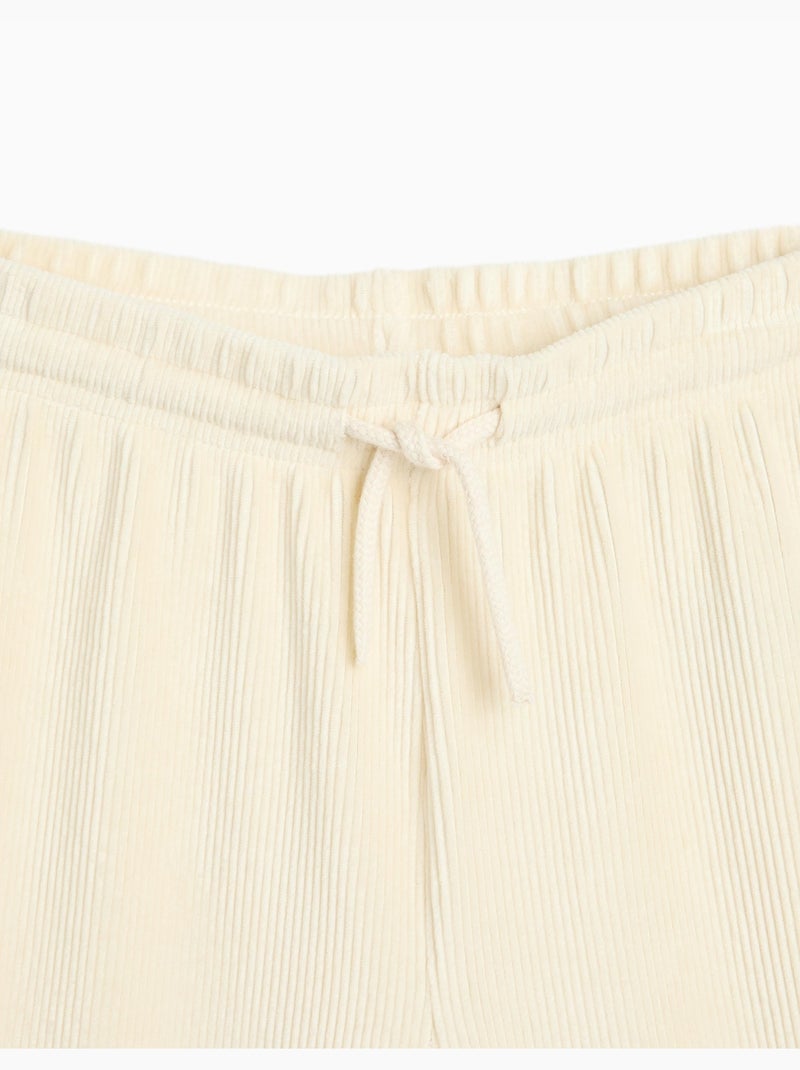 Wijde mesh-broek, mo fashion Beige - Kiabi
