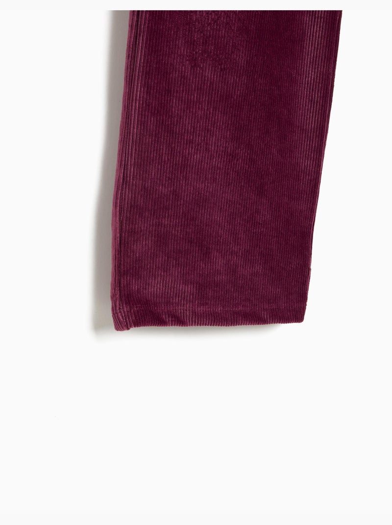 Wijde mesh-broek, mo fashion Paars - Kiabi