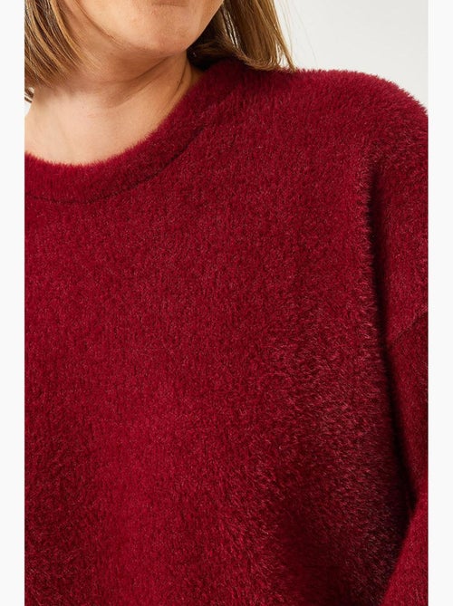 Wijde mouw fuzzy oversized zachte trui lucci - Kiabi