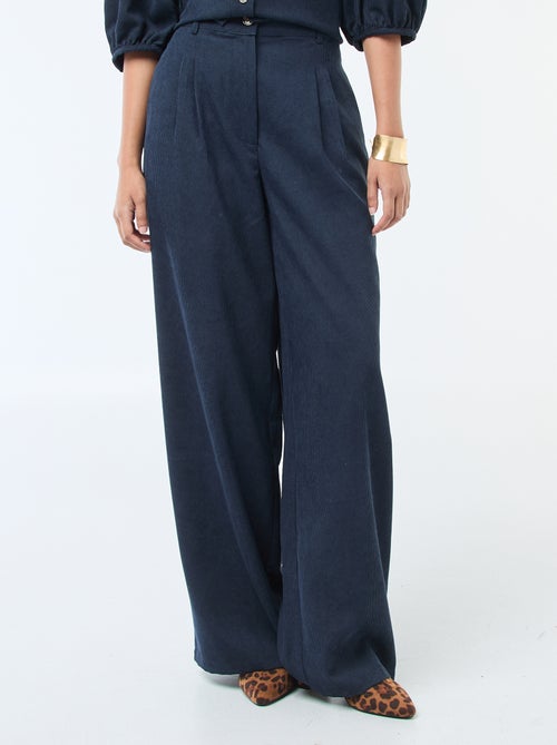 Wijde ribbroek - Kiabi