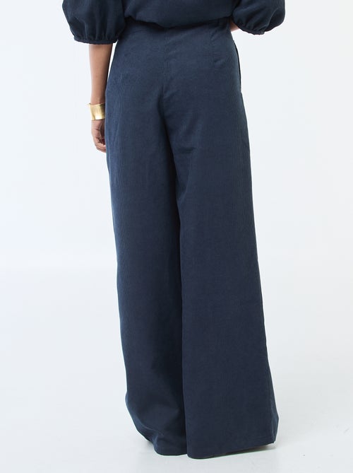 Wijde ribbroek - Kiabi