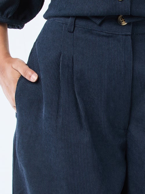 Wijde ribbroek - Kiabi