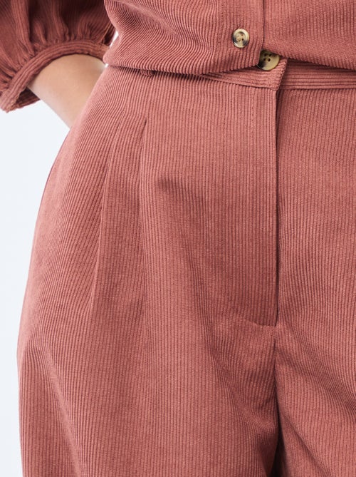 Wijde ribbroek - Kiabi