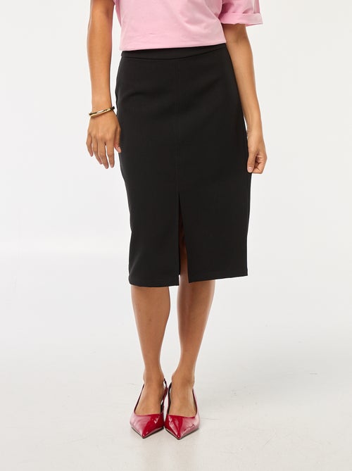 Wijde rok met hoge taille - Kiabi