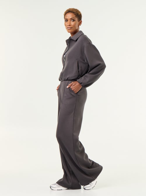 Wijde soft touch-broek - Kiabi