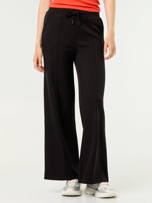 Wijde soft touch-broek - Kiabi